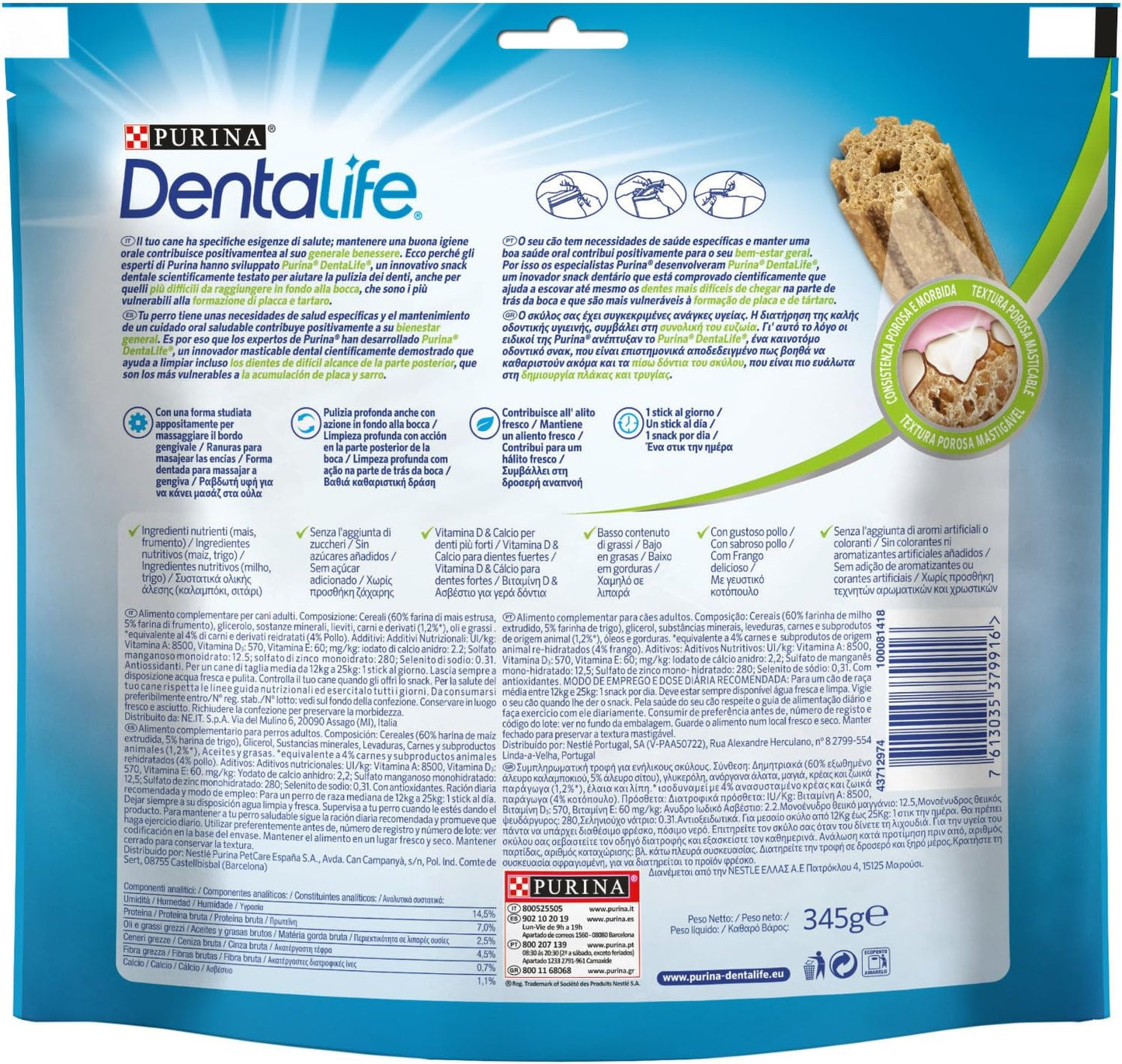 Dentalife medium 5 x 345 g