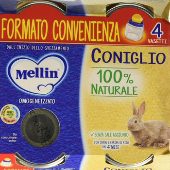 Mellin Omogeneizzato Coniglio - 80 g