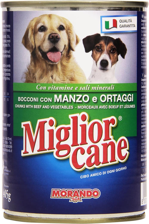 MigliorCane Bocconi Manzo/Ortaggi - 405 Grammi