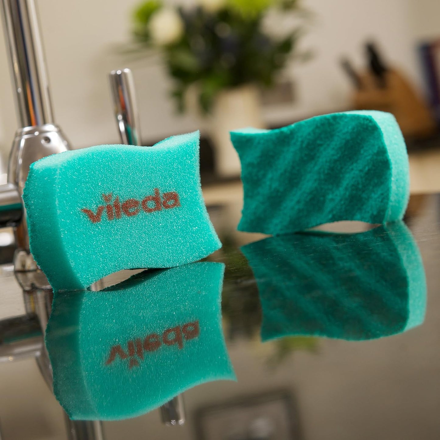 Vileda Spugna Abrasiva Antigraffio - Confezione da 3 Pezzi