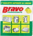 Bravo Pagliette Sgrassante - 1 Pacco da 30 x 7 - Totale: 210