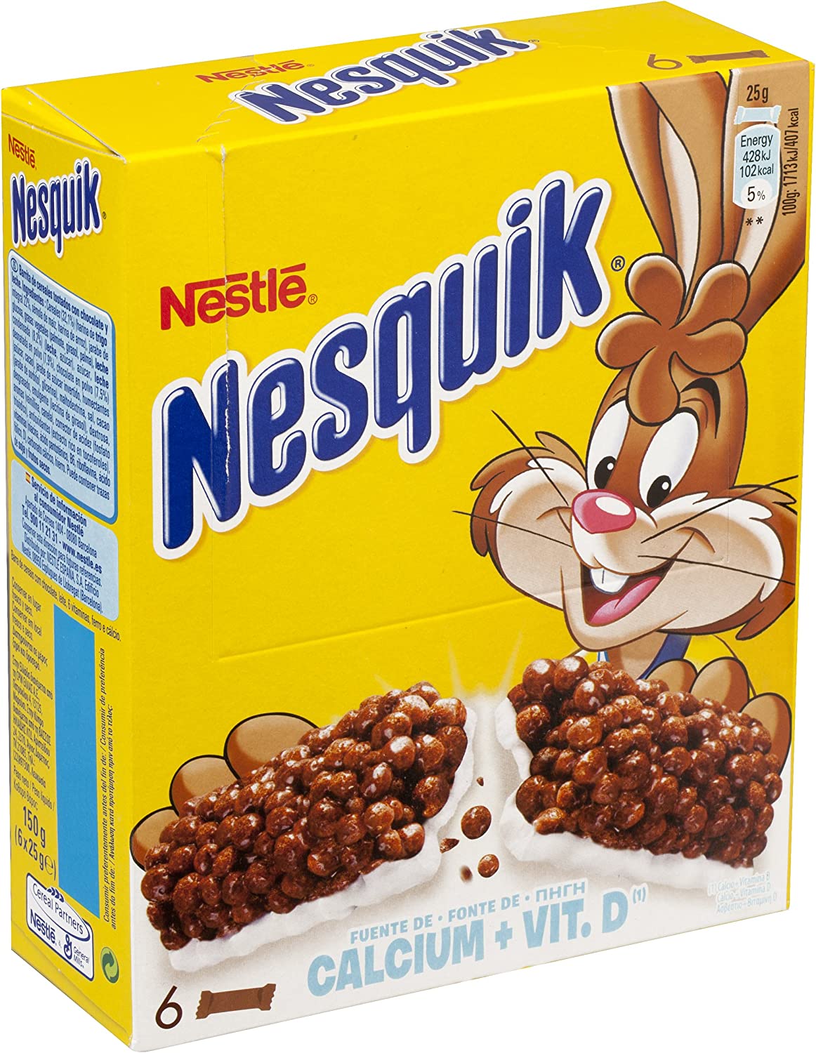 Nestlé Nesquikbarre Céréales6 Barre Di 25 G