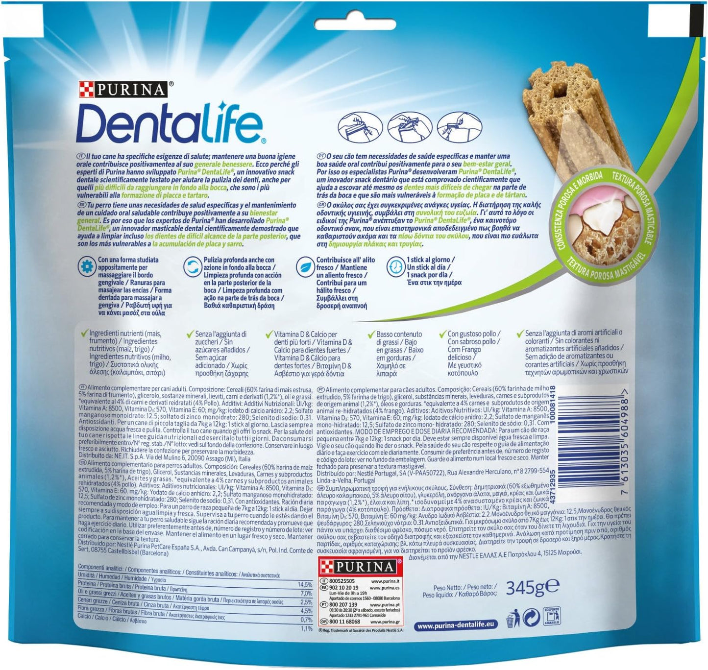 Dentalife small 4 x 345 g