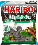 Haribo Liquirizia 140 g Caramelle Gommose al gusto Liquirizia, Gusto intenso, Senza Coloranti Artificiali, Ideali per grandi e piccoli