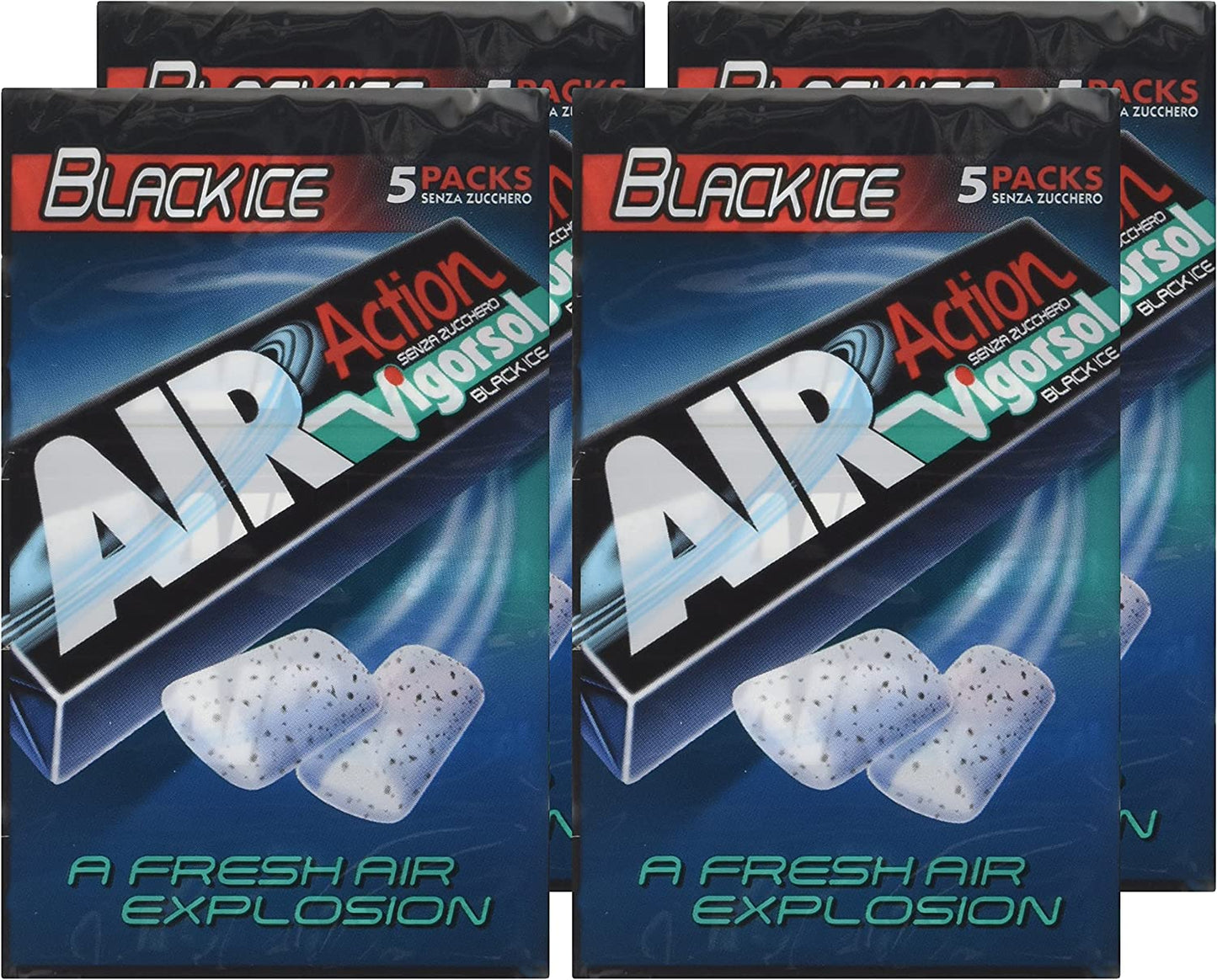 Vigorsol Air Action Gomme da Masticare Senza Zucchero, Chewing Gum Gus –  Raspada