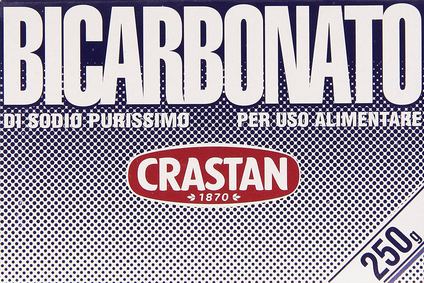 Crastan - Bicarbonato, di Sodio Purissimo, per uso alimentare - 250 g