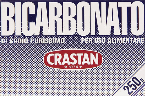 Crastan - Bicarbonato, di Sodio Purissimo, per uso alimentare - 250 g