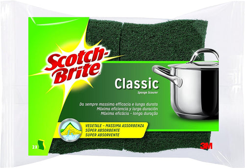 Scotch Brite - Spugna Classic Vegetale - 5 confezioni da 2 spugne [10 spugne]