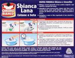 Omino Bianco - Sbianca Lana, in Polvere, per Capi Bianchi con Formula Sbianca e Smacchia, in Polvere 5 Buste x 100g, 1 Confezione