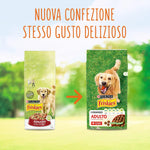 Purina Friskies Crocchette Cani Adulti con Manzo, Cereali e Verdure, 7 kg