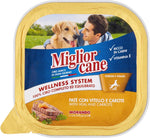 MigliorCane Vaschetta vitello e carote multipack 18 x 300 Grammi