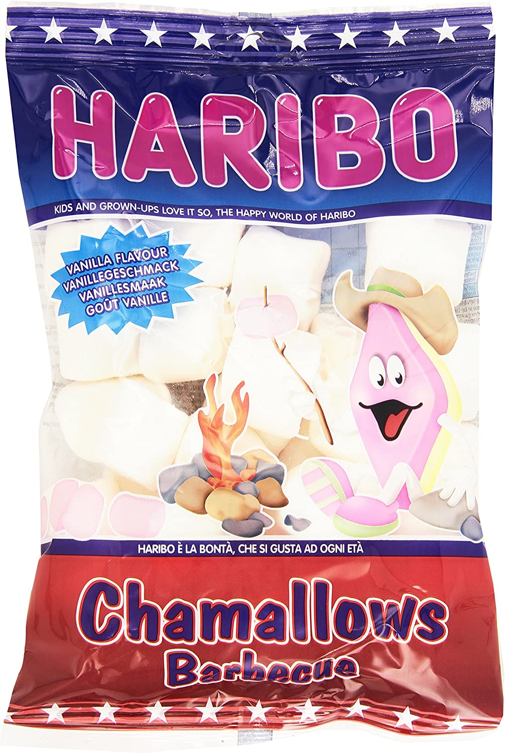 Haribo - Chamallows Barbecue, Caramelle Gommose - 6 pezzi da 175 g [1050 g]