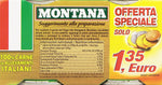 Montana - Carne, Da Allevamenti Italiani - 6 confezioni da 2 pezzi da 200 g [12 pezzi, 2400 g]