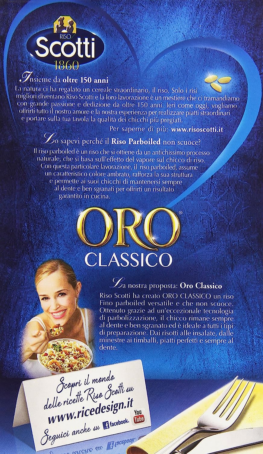 Riso Scotti Riso Oro Classico, 1kg
