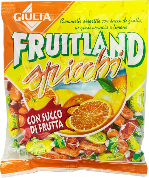 Fruitland - Caramelle Assortite, con Succo di Frutta, 300 g