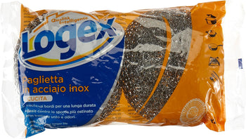 Logex Spugna Acciaio Pz.2