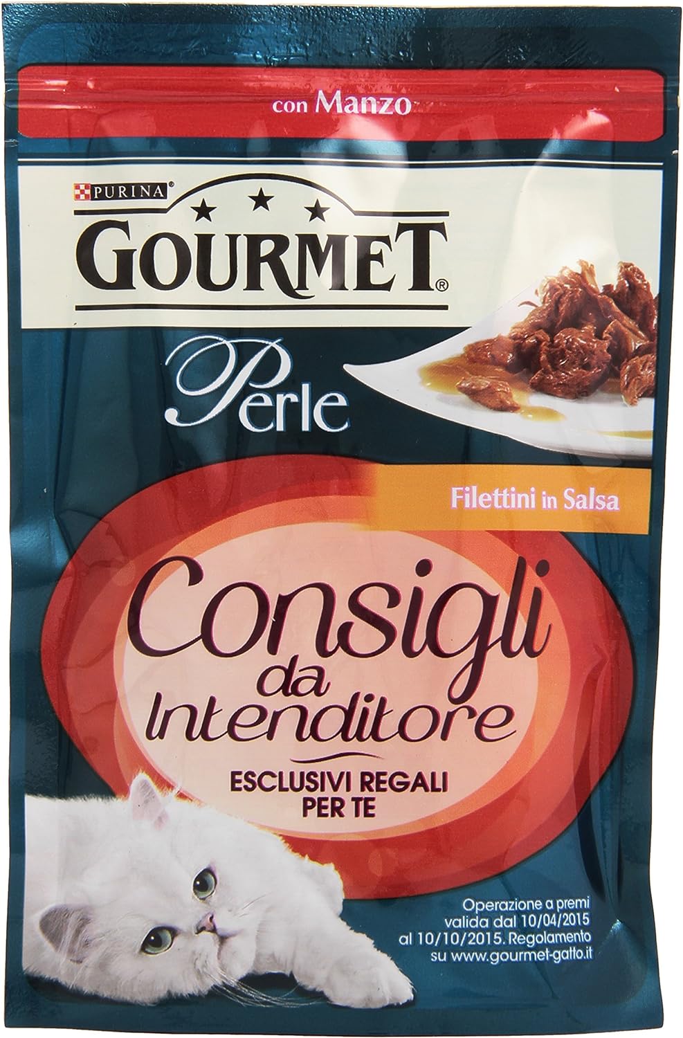 Gourmet Perle Filettini con Manzo - 85 g