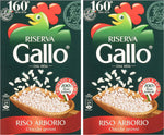 Gallo - Riso Arborio, Chicchi grossi - 2 confezioni da 1 kg [2 kg]