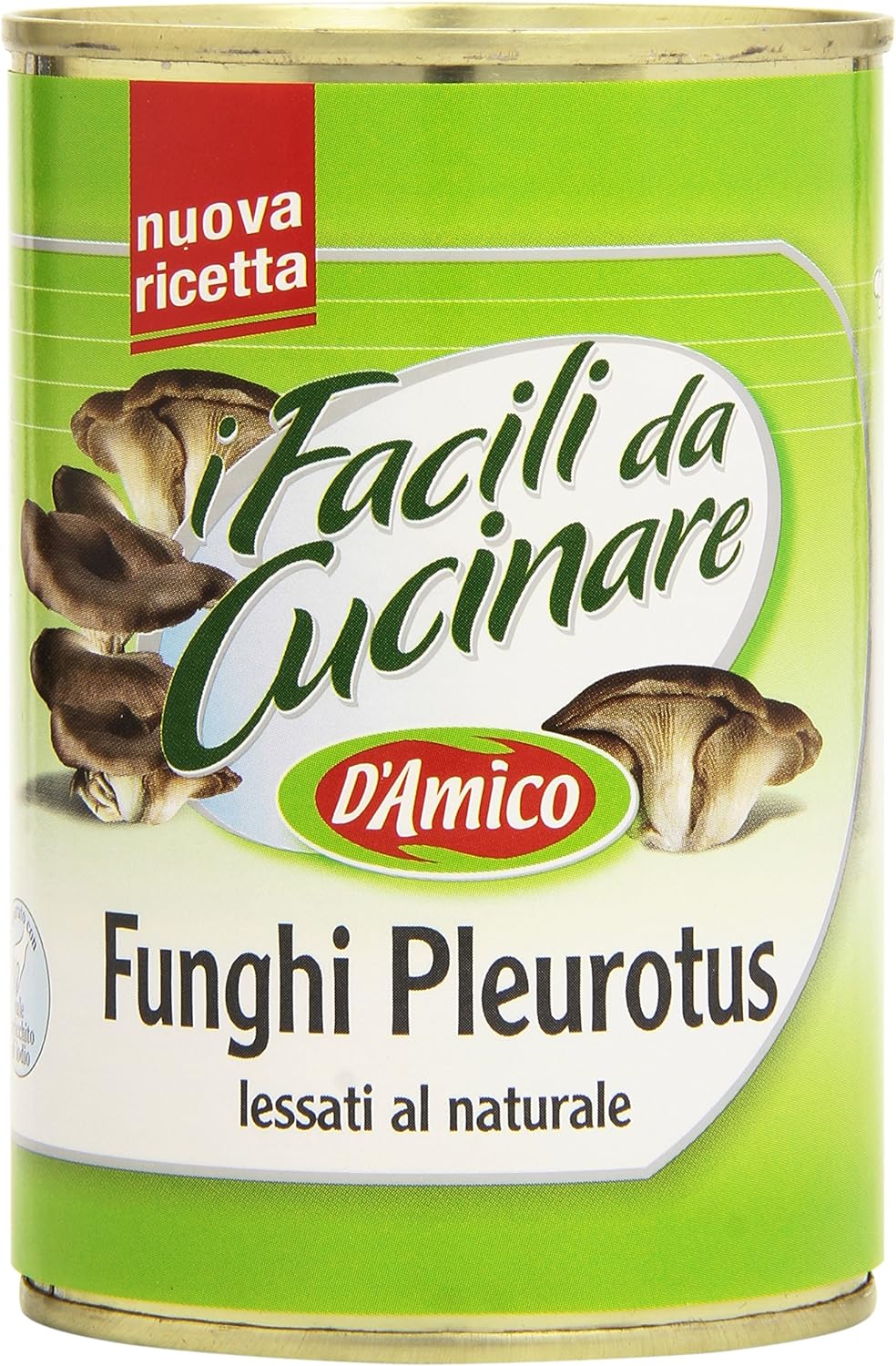 D'Amico - Facili da Cucinare, Funghi Pleurotus, 400 g