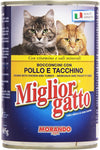 Miglior Gatto Bocconcini con Pollo e Tacchino con Vitamine e Sali Minerali - 405 gr
