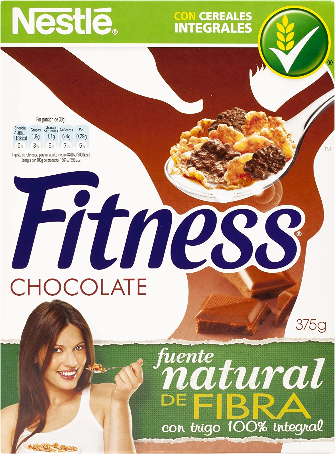 Cereales Nestlé Fitness Chocolate 375 gr