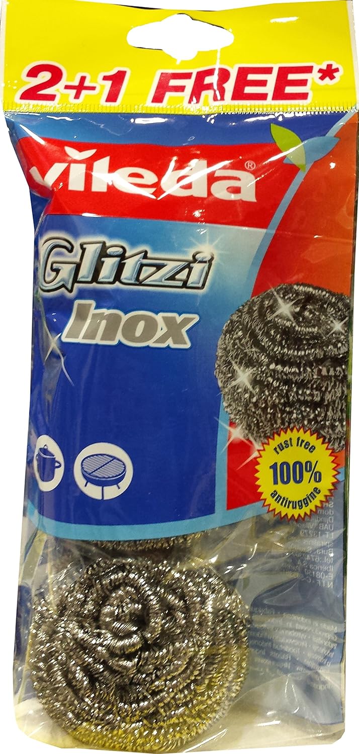 20 x VILEDA Retina Inox Spirale 2 Pezzi