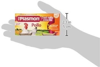 Plasmon - Omogeneizzato con Pollo e Cereale - 12 confezioni da 2 pezzi da 80 g [24 pezzi, 1920 g]