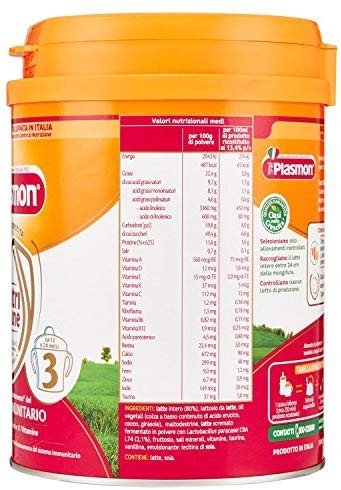 Plasmon Latte in Polvere Nutri Mune 3 - 750 gr