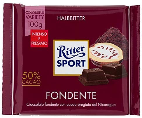 Ritter Fondente 50% Cacao Gr.100