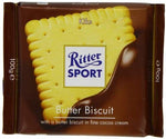 Ritter Sport Butter Biscuit 100 g (Pack of 8)