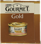 Gourmet Gold Tortini Gatto con Salmone, con Tonno, 4 x 85 g