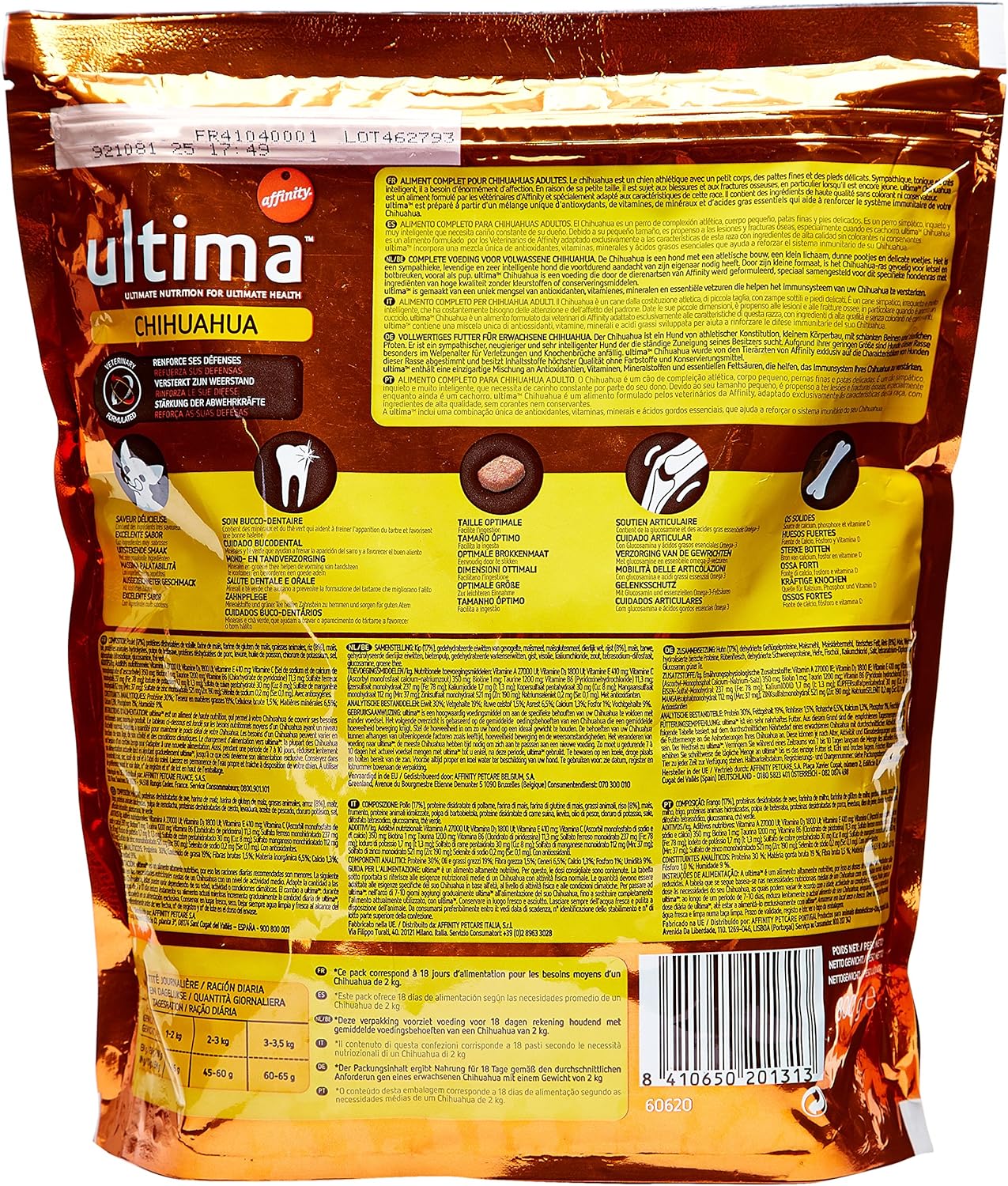 Ultima - Alimento per Cani Chihuahua - 800 g